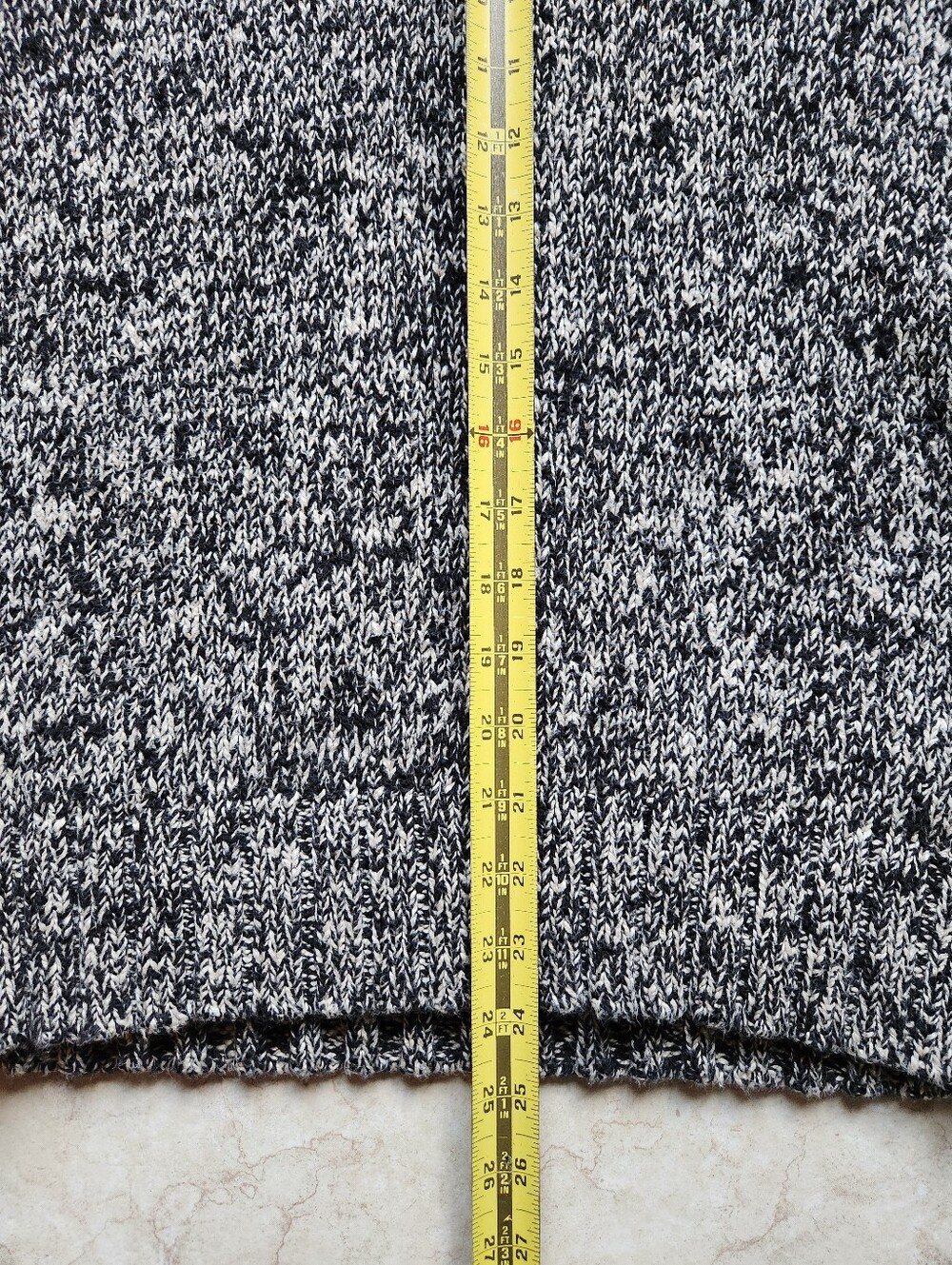 Polo Ralph Lauren Shawl Collar Sweater Medium Black White Knit Single Button - Picture 11 of 12